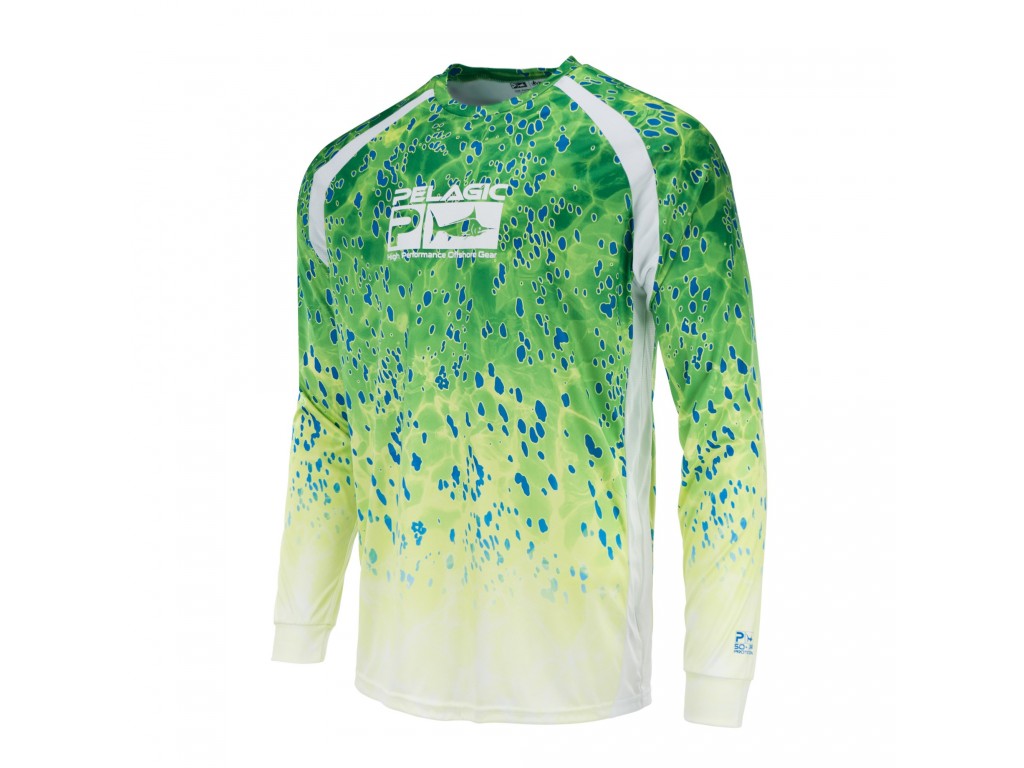 Tee Shirt Uv Pelagic Vaportek Green | Chemises & T-shirts pêche | DPSG